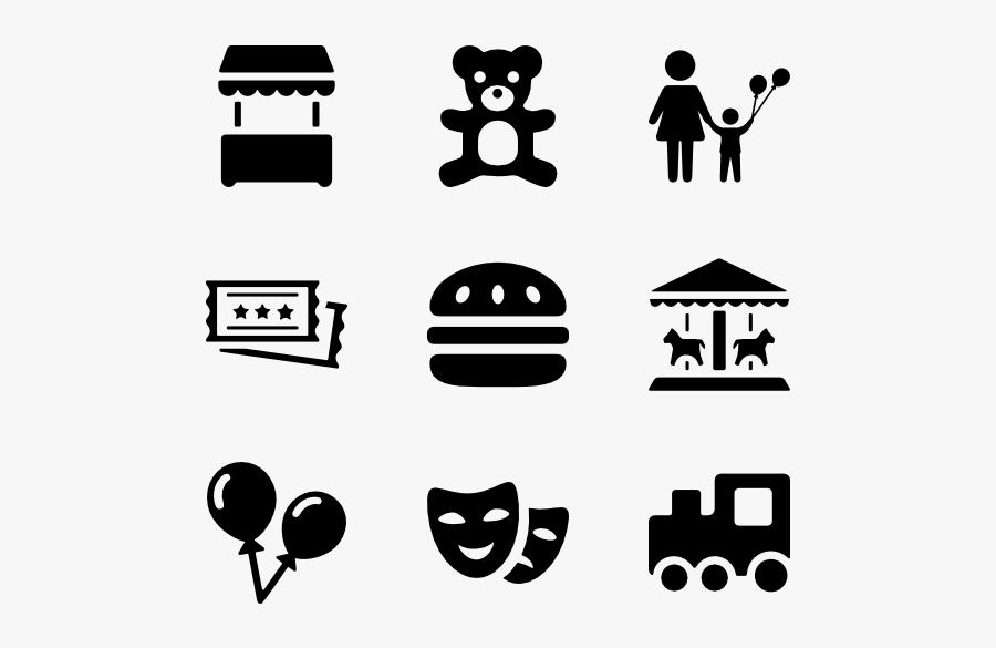 Amusement Park - Contact Icon Png, Transparent Clipart