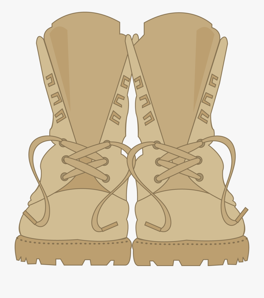 Clip Art Military Boots Clip Art - Combat Boots Clipart Png, Transparent Clipart