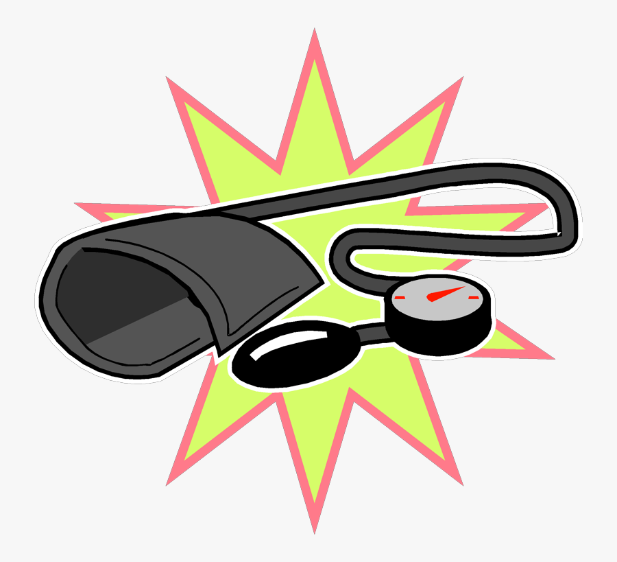 Cuff 20clipart - Cartoon Blood Pressure Cuff, Transparent Clipart