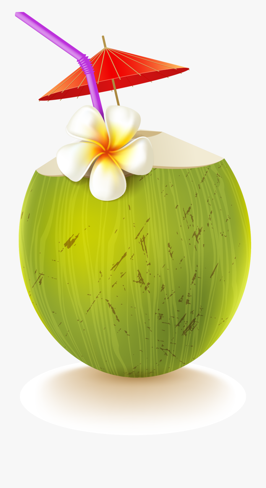 Coconut Drink Clipart - Pool Party Drink Png, Transparent Clipart