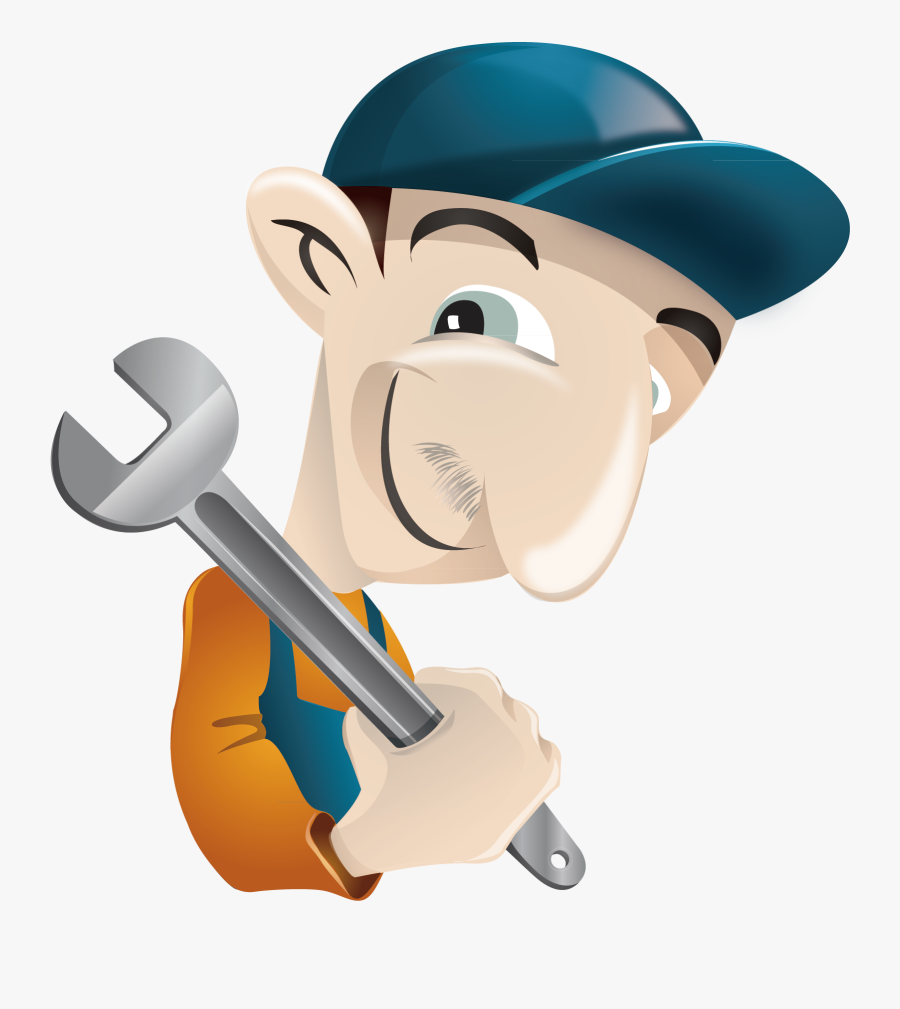 Cartoon Clip Art Take The Master Of - Cartoons Mechanic Vectors, Transparent Clipart