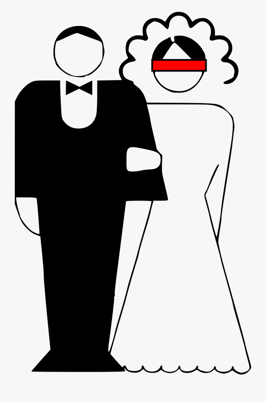 Marriage Black And White Clipart, Transparent Clipart