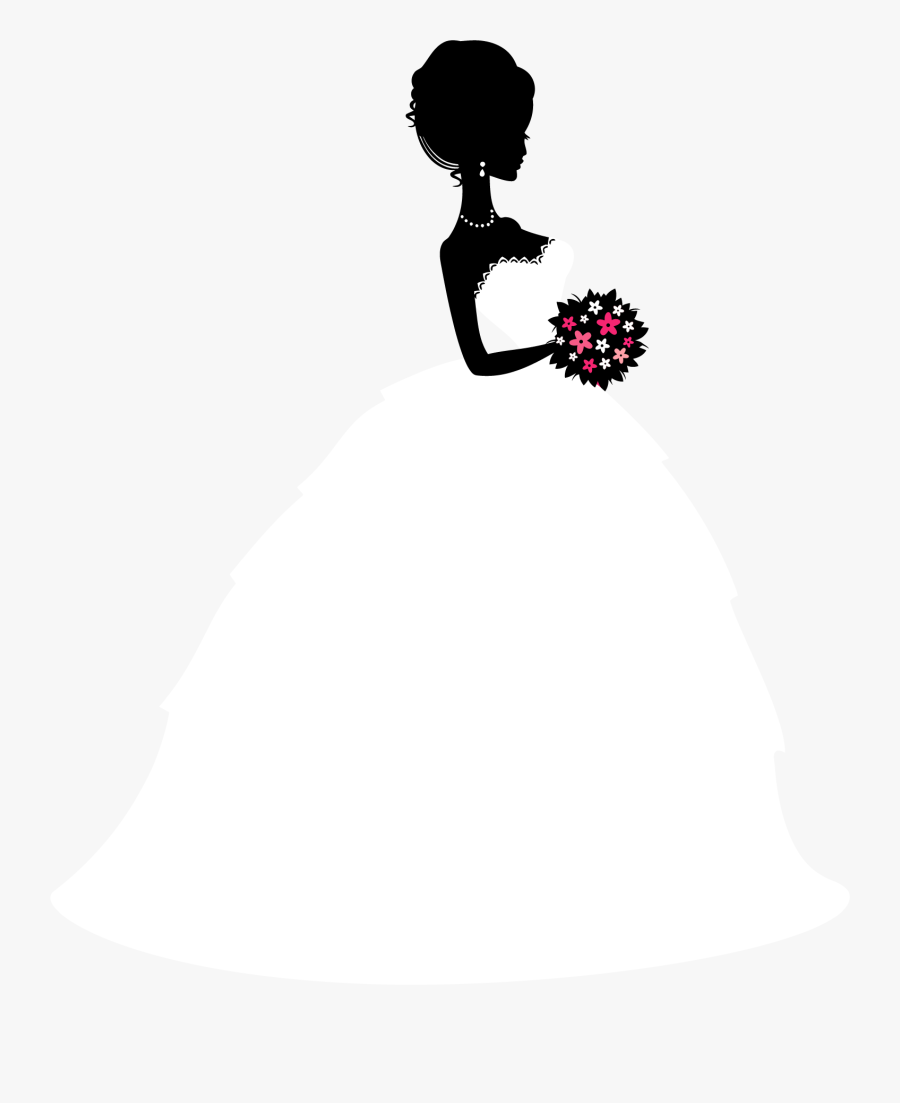Casamento Envelopes, Bride Groom, Wedding Bride, Luxury - Silhouette, Transparent Clipart