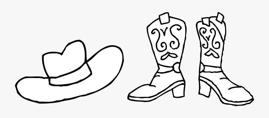 Cowboy Boots Clipart Free Download Clip Art On - Cowboy Boot And Hats Clipart, Transparent Clipart