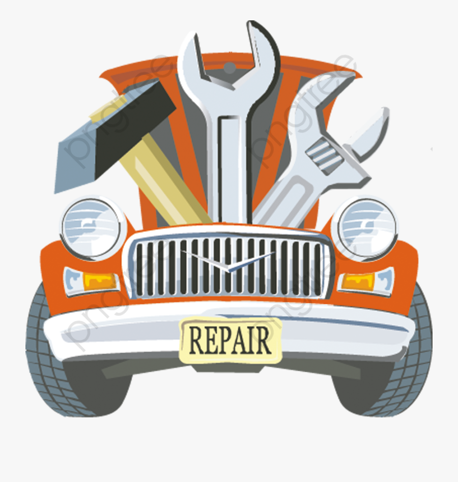 Car Repair Clipart - Auto Mechanic Shop Clipart, Transparent Clipart