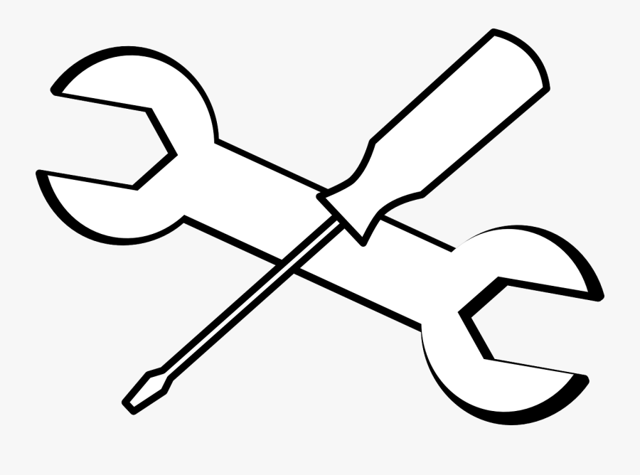 Free Vector Graphic - Screwdriver Clipart Black And White, Transparent Clipart
