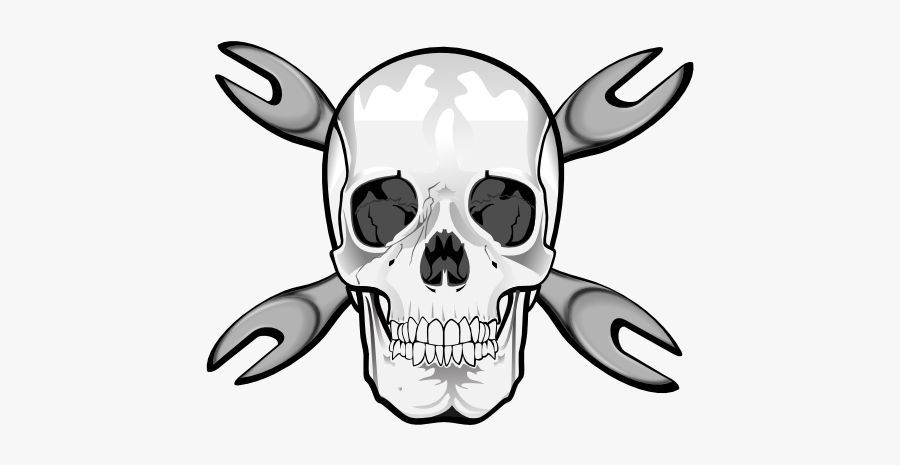 Show Me Pictures Of Monkey Wrench Crossbones, Transparent Clipart
