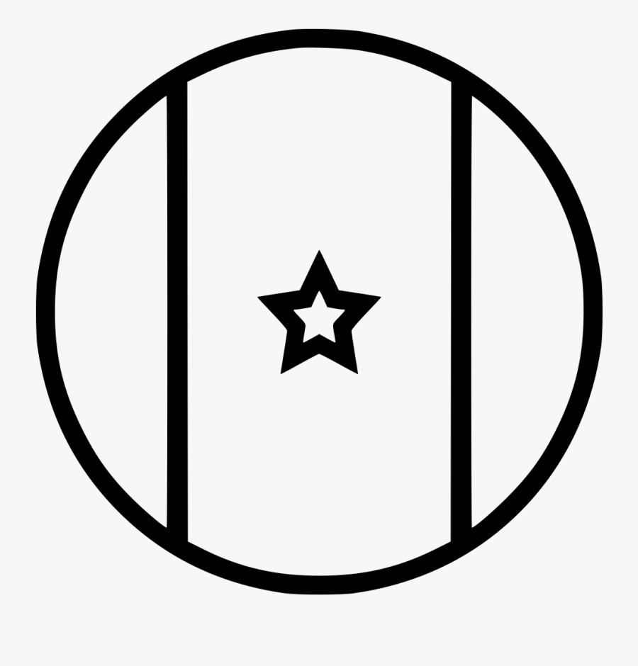 Country Flag Cameroon Comments - Black & White Clipart Of Birthday Cap, Transparent Clipart