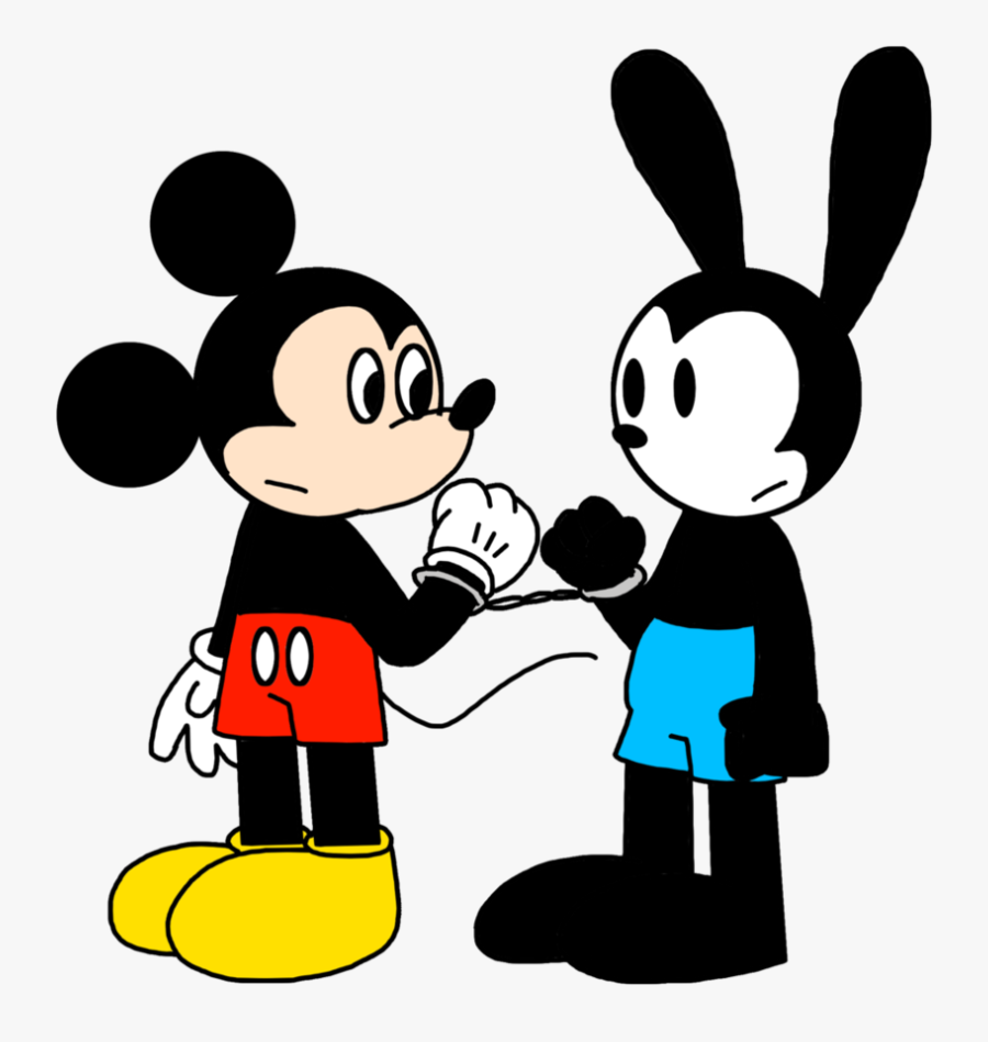 Handcuff Clipart Thing - Marcospower1996 Mickey And Oswald, Transparent Clipart