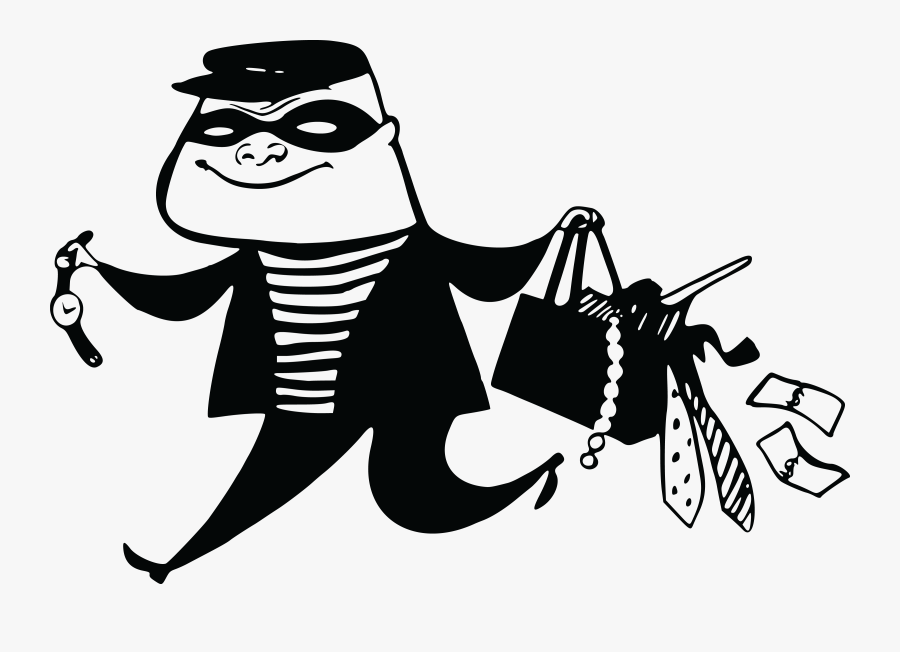 Burglar Clipart - Thief Clip Art, Transparent Clipart