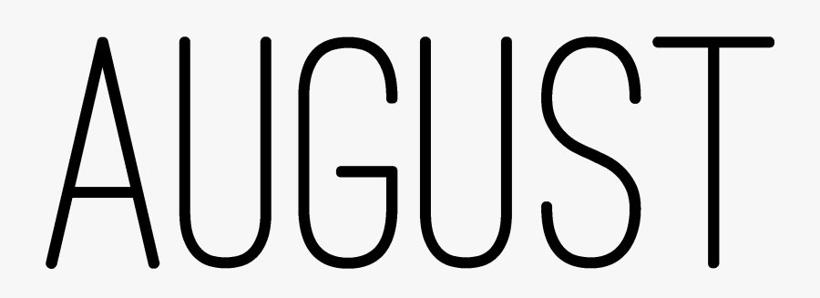 August Png, Transparent Clipart