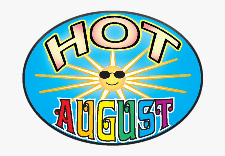 Hot Clipart August Weather - Circle, Transparent Clipart