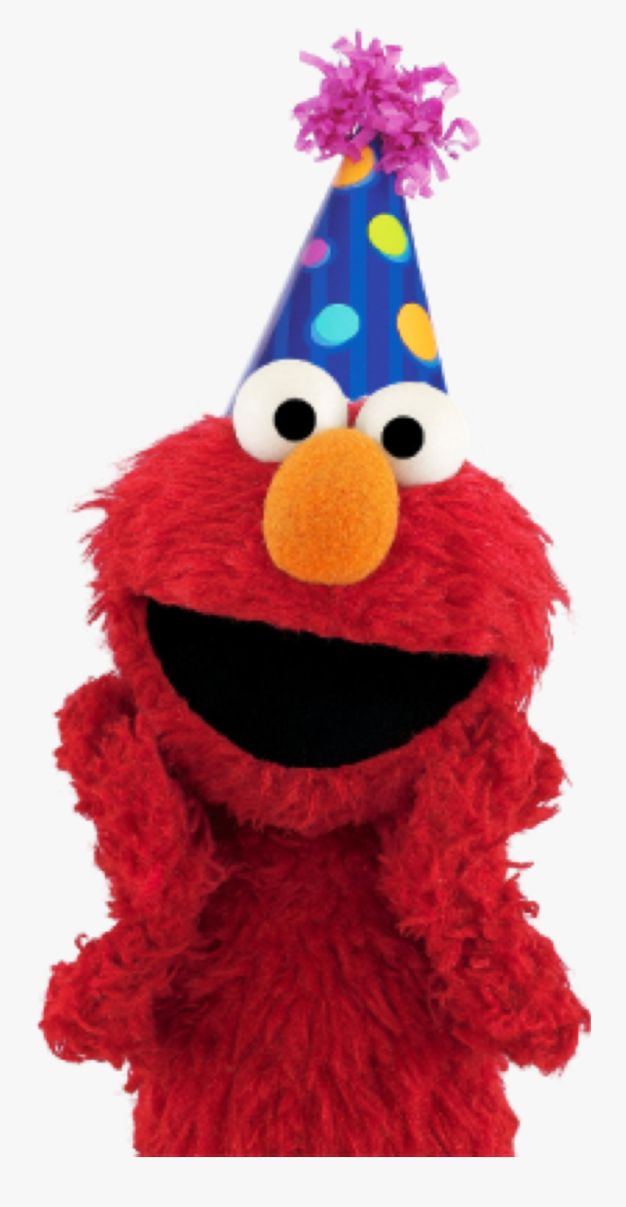 #elmo #birthday #hat #party #freetoedit - Elmo With Birthday Hat, Transparent Clipart