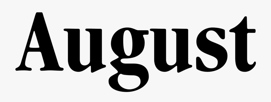 August Logo , Png Download - August Logo, Transparent Clipart