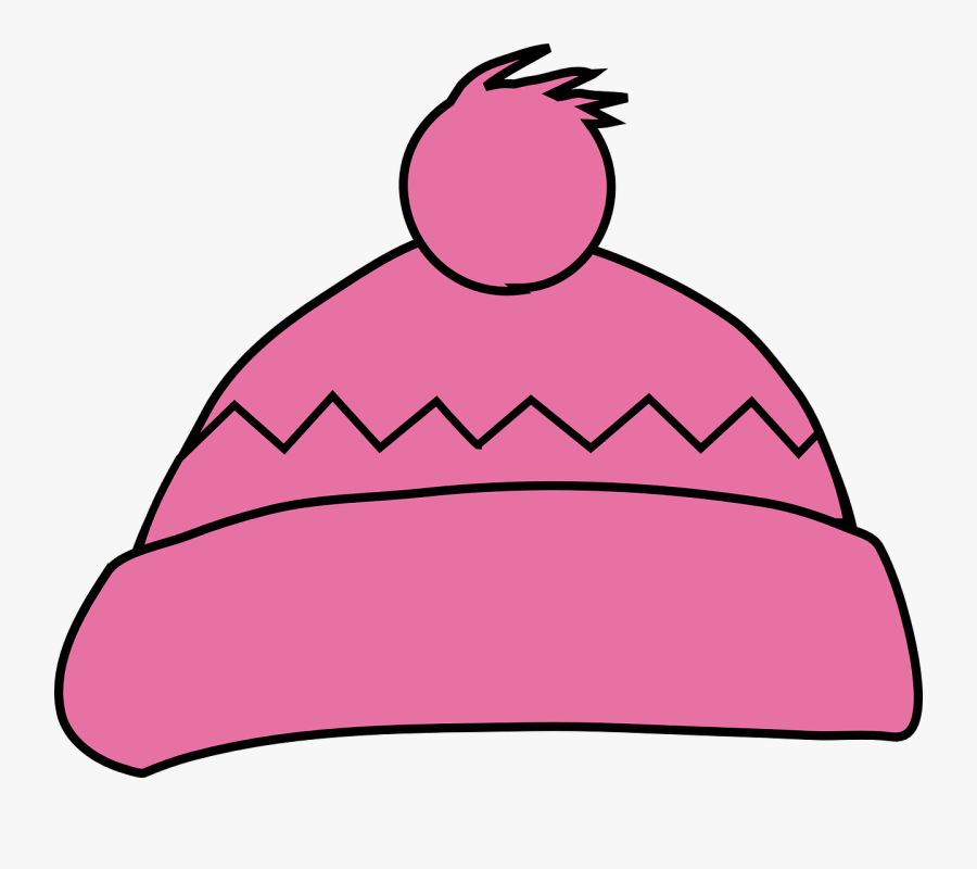 Wear Vector Graphics - Pink Winter Hat Clipart, Transparent Clipart