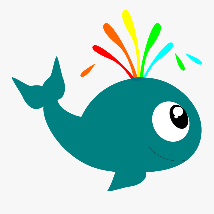 Whale Clipart Whales Dolphins Sharks Crocodiles Sea - Ocean Creature Clip Art, Transparent Clipart
