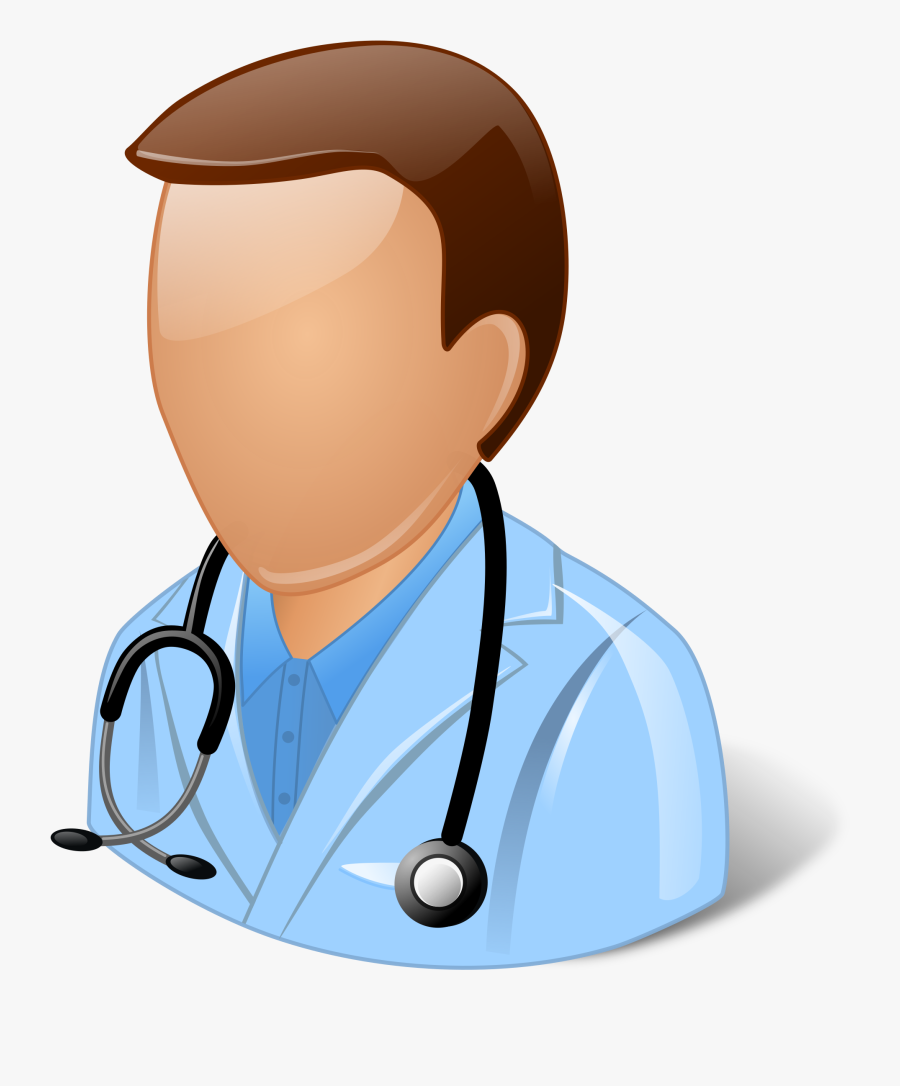 Doctor - Clipart - Clip Art Doctor With Stethoscope, Transparent Clipart