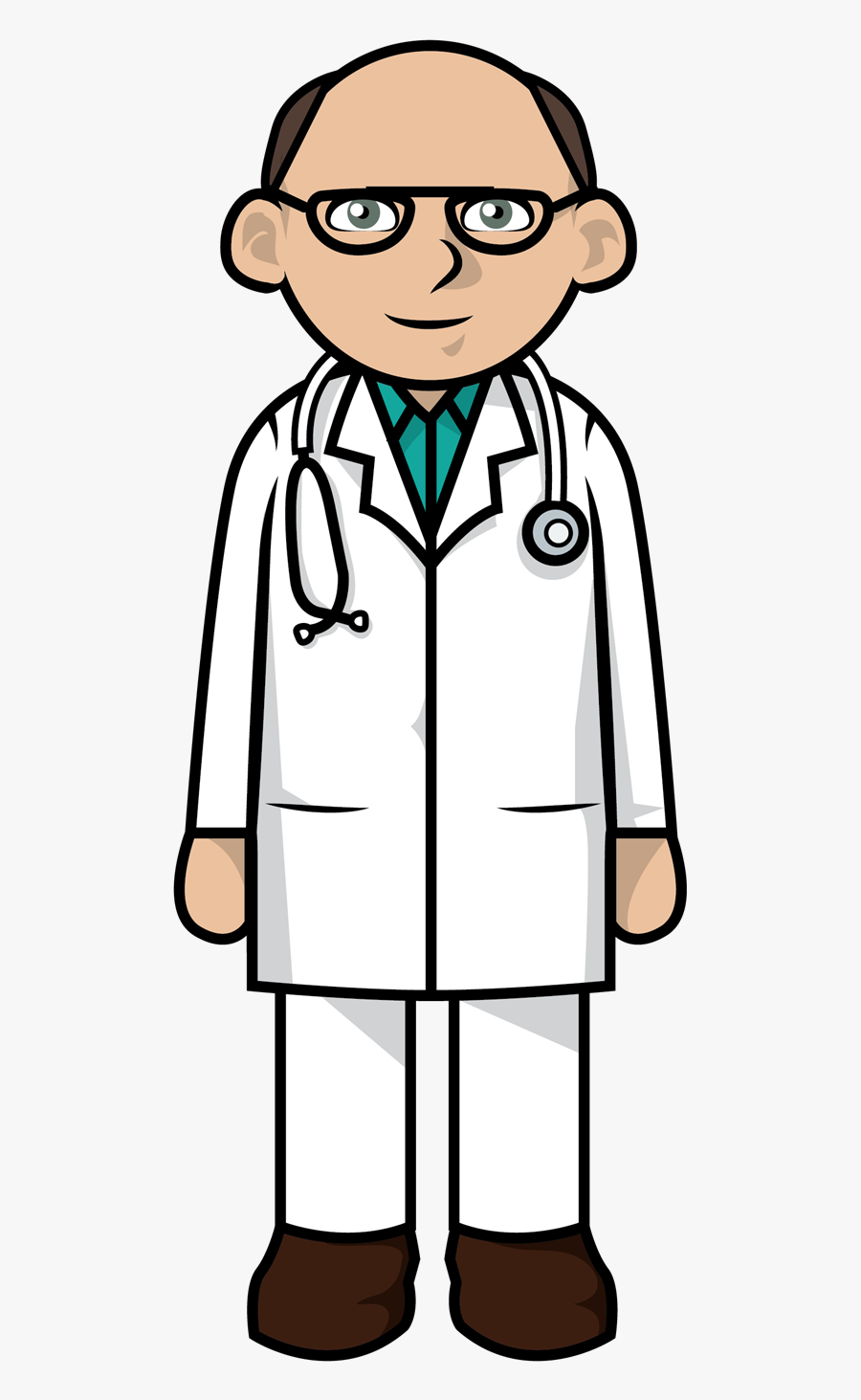 Doctor Clipart Transparent - Doctor White Coat Clipart, Transparent Clipart
