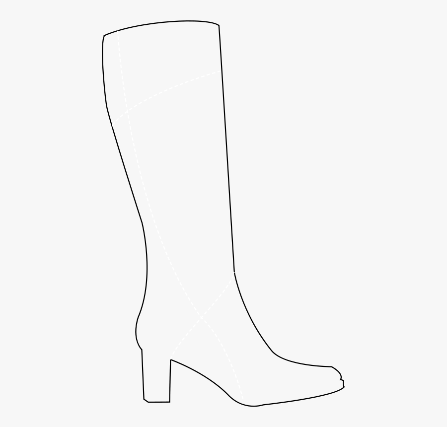 Boot - Knee-high Boot, Transparent Clipart