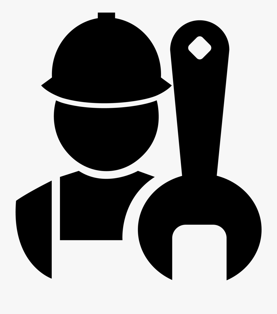 Clip Art Mechanic Silhouette - Maintenance Clipart Transparent Background, Transparent Clipart