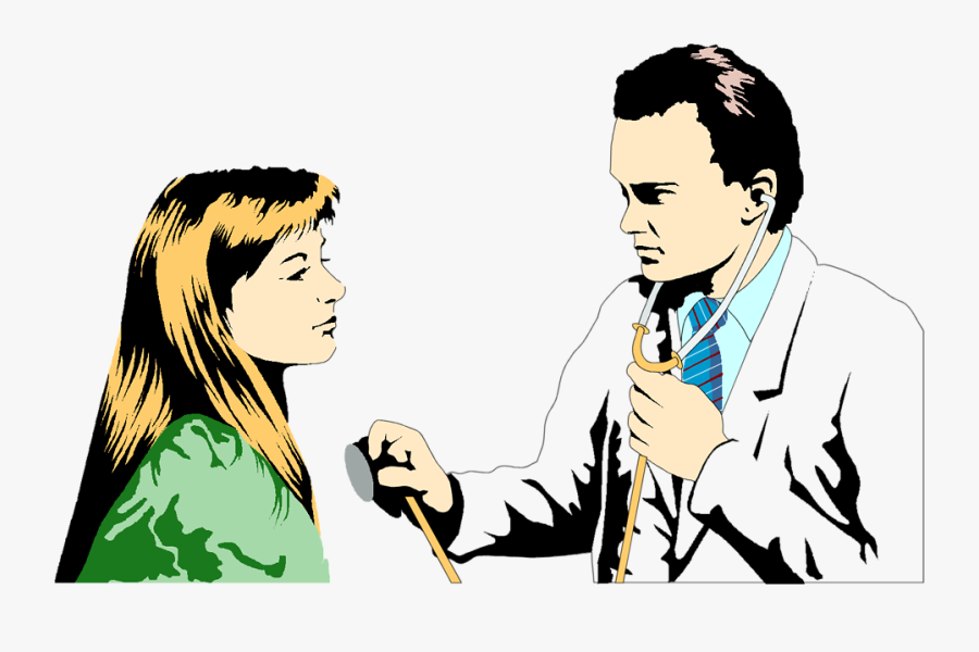 Doctor With Patient Clipart The Cliparts Databases - Transparent Doctor And Patient Clipart, Transparent Clipart