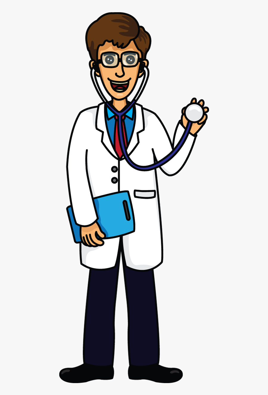 Doctor Clipart Easy - Doctor Drawing, Transparent Clipart