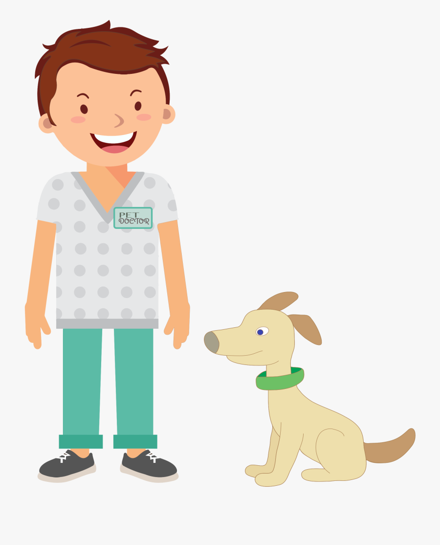 Happy Veterinarian Svg Freeuse Stock - Dibujo Medico, Transparent Clipart