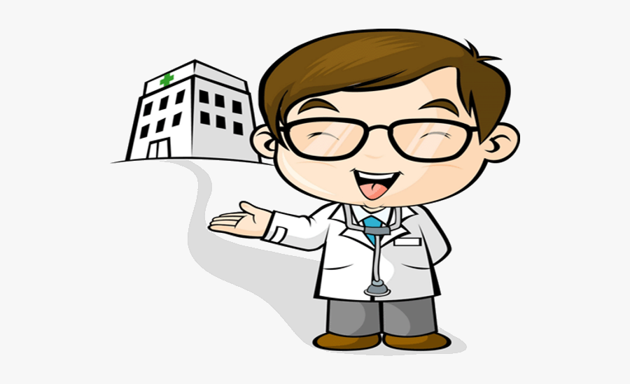Funny Doctor Cartoon Picture Images Clipart - Clipart Doctor Cartoon, Transparent Clipart