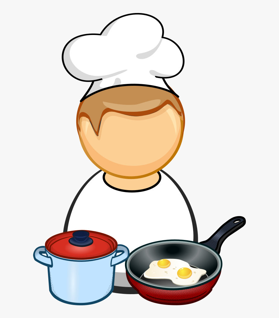Cook - Cooking In Pot Clipart, Transparent Clipart