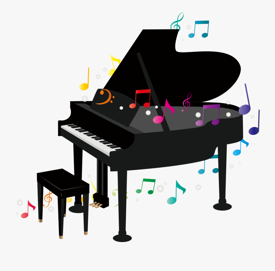 Grand Piano - Piano Clip Art, Transparent Clipart