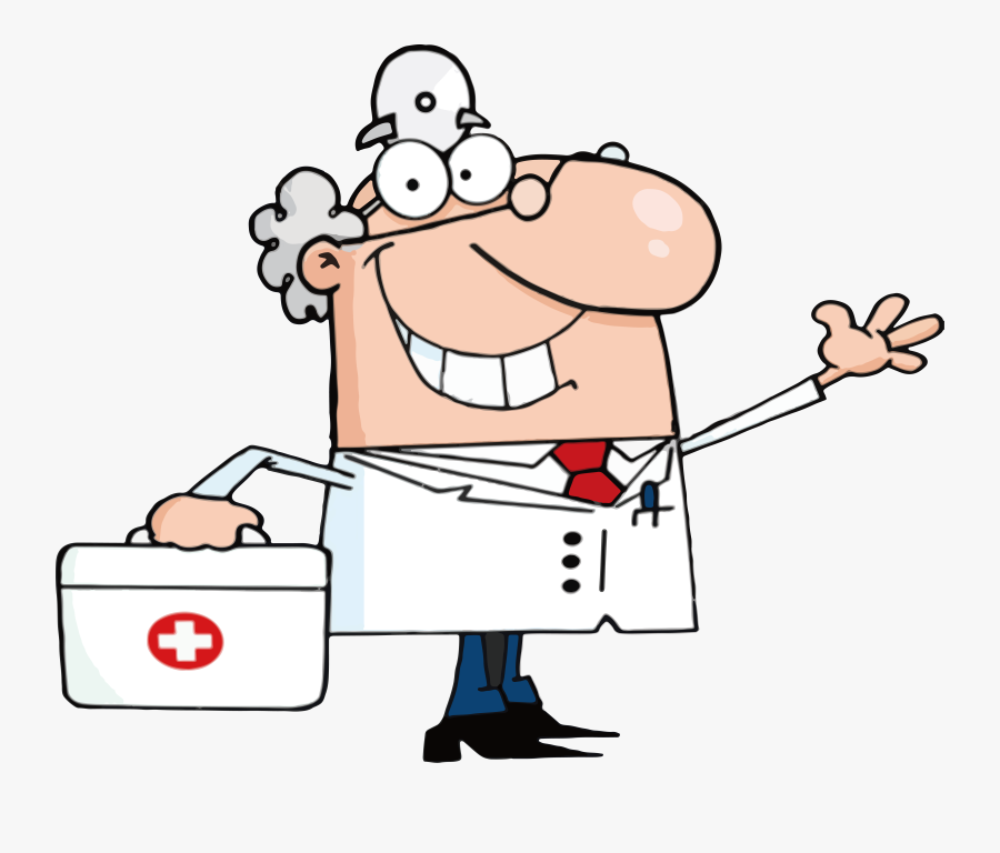 Physician Cartoon Royalty-free Clip Art - Doctor On Call Cartoon, Transparent Clipart