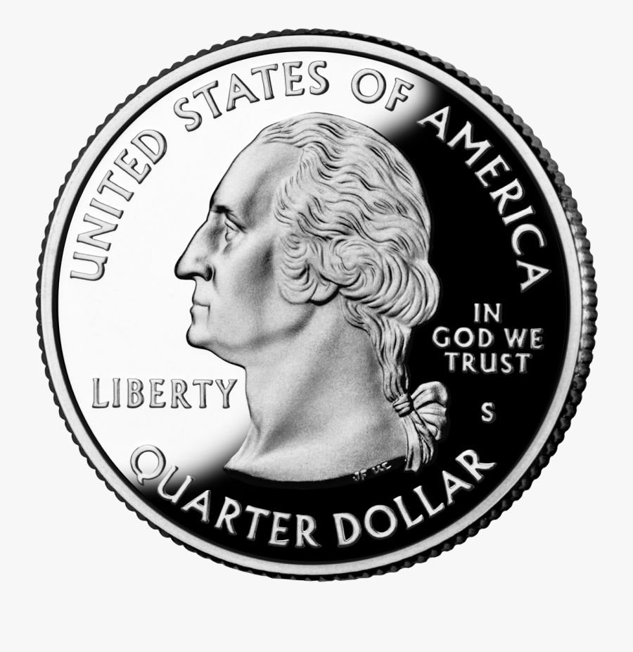 Coin Clipart Penny Vector - State Quarter, Transparent Clipart