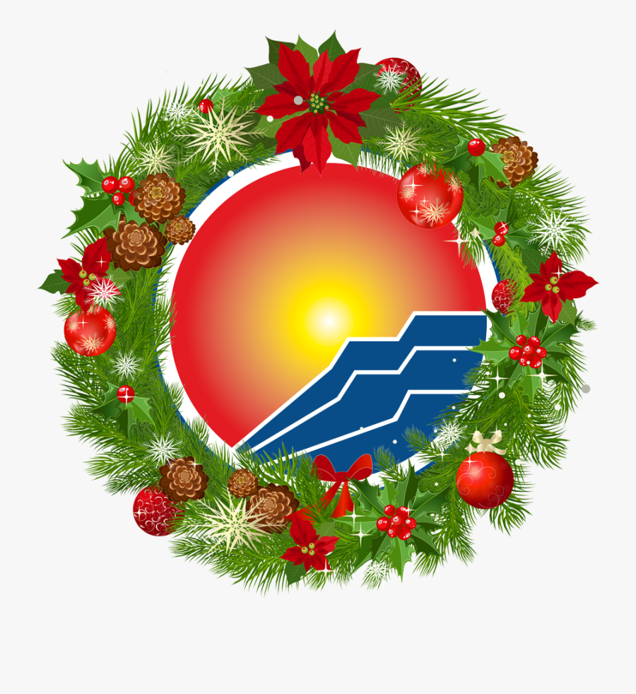 Transparent Background Christmas Wreath Clipart, Transparent Clipart