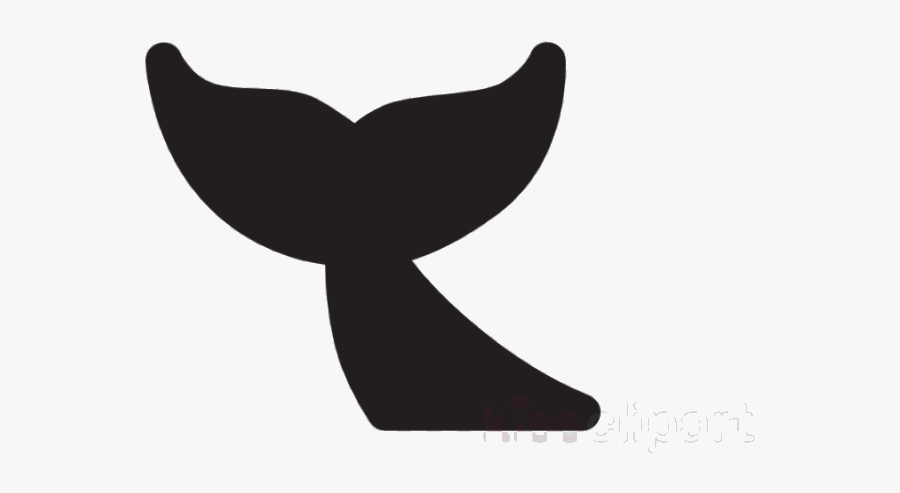 Mermaid Tail Whale Vector Clipart Cetacea Clip Art - Mermaid Tail Silhouette Png, Transparent Clipart