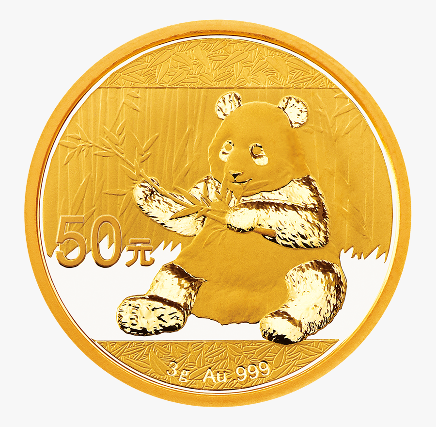 Coin Clipart Gold Coin - Chinese Gold Panda, Transparent Clipart