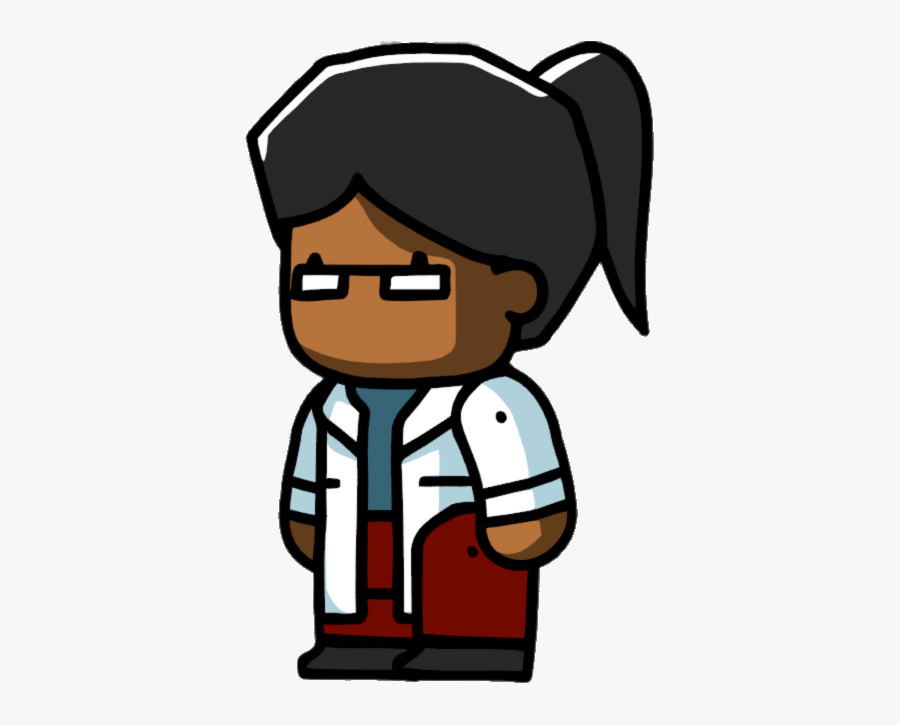 Scribblenauts Female Doctor Clip Arts, Transparent Clipart