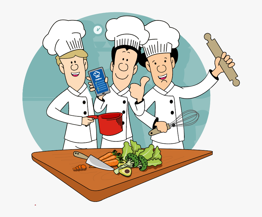 Clipart Restaurant Hotel Cook - Cartoon, Transparent Clipart