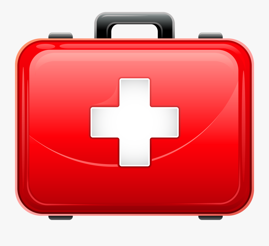 Red Medical Bag Png Clipart - Medical Bag Png, Transparent Clipart