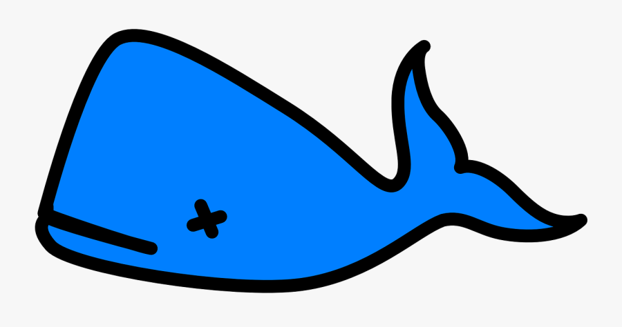 Dead Whale Drawing - Blue Whale Clip Art, Transparent Clipart