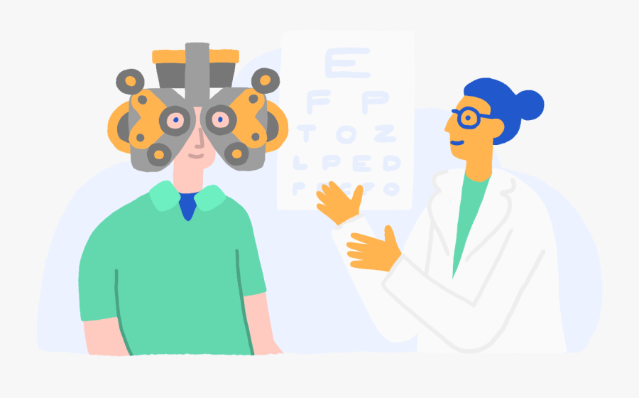 Doctor Solo - Cartoon Optometrist, Transparent Clipart