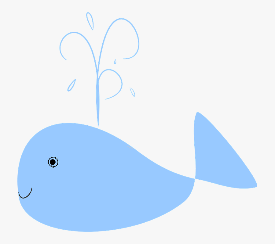 Transparent Blue Whale Clipart - Whale Cartoon Png, Transparent Clipart