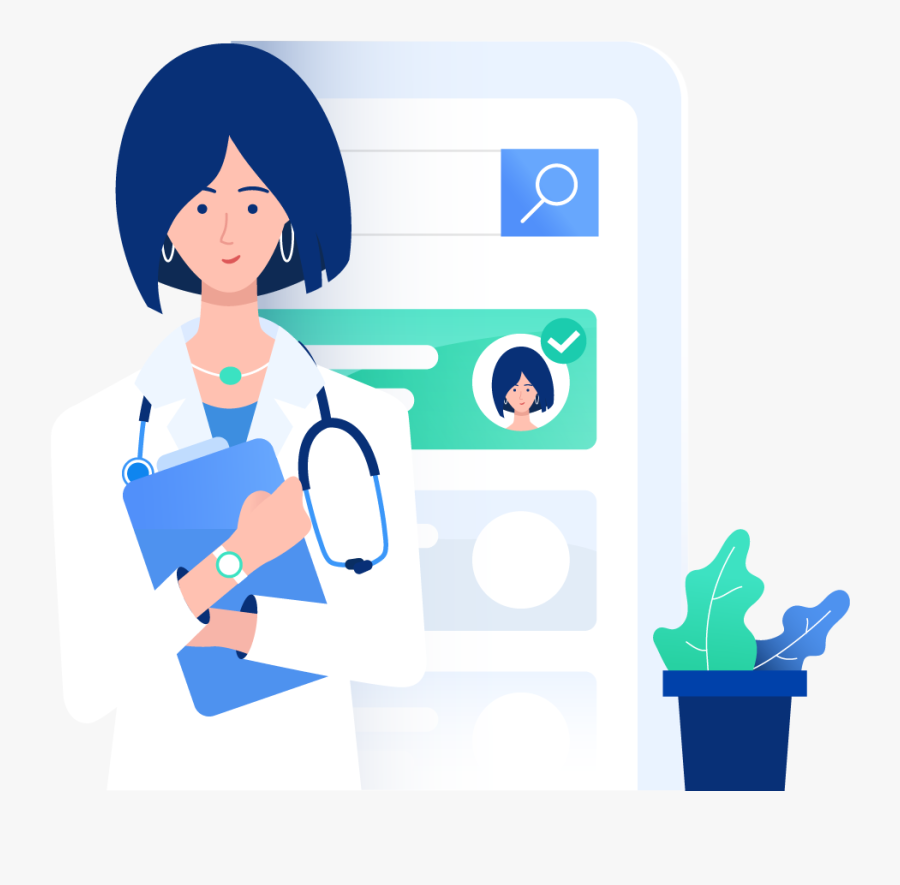 Specialist Doctor Art, Transparent Clipart