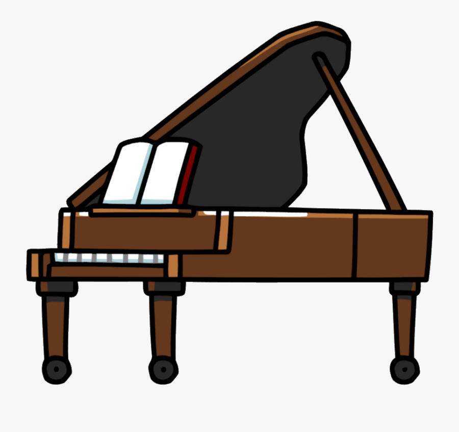 Piano Clipart Pianist - Cartoon Piano Transparent Background, Transparent Clipart
