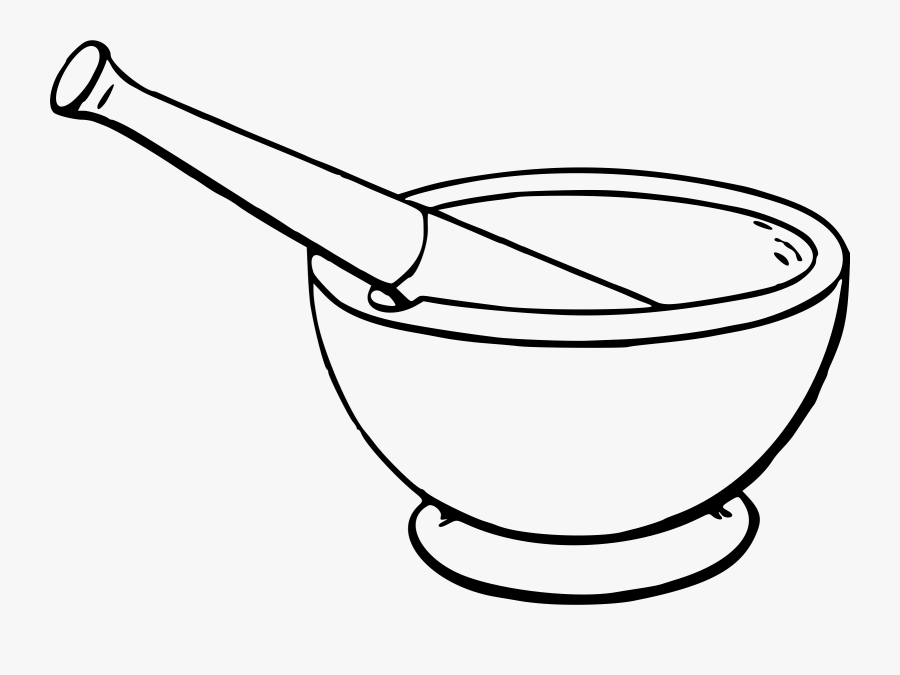 Cooking Book Clipart - Pestle And Mortar Clipart, Transparent Clipart