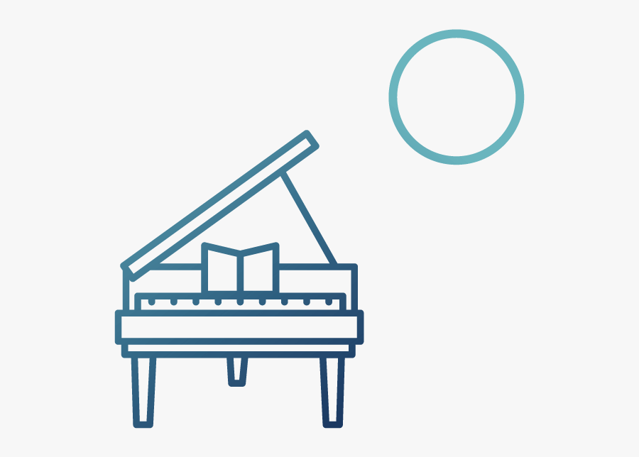 Outline Image Of Piano Clipart , Png Download, Transparent Clipart