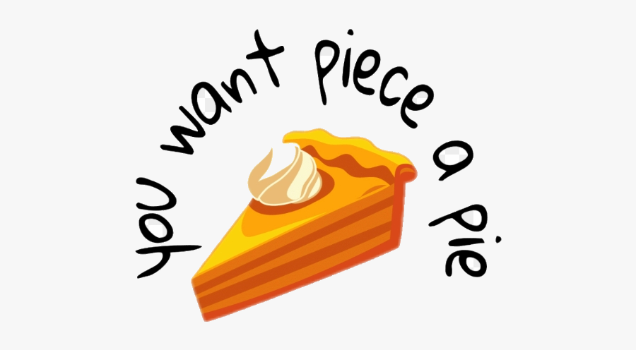 Pumpkin Pie Sticker Clipart Transparent Png - Cheesecake, Transparent Clipart