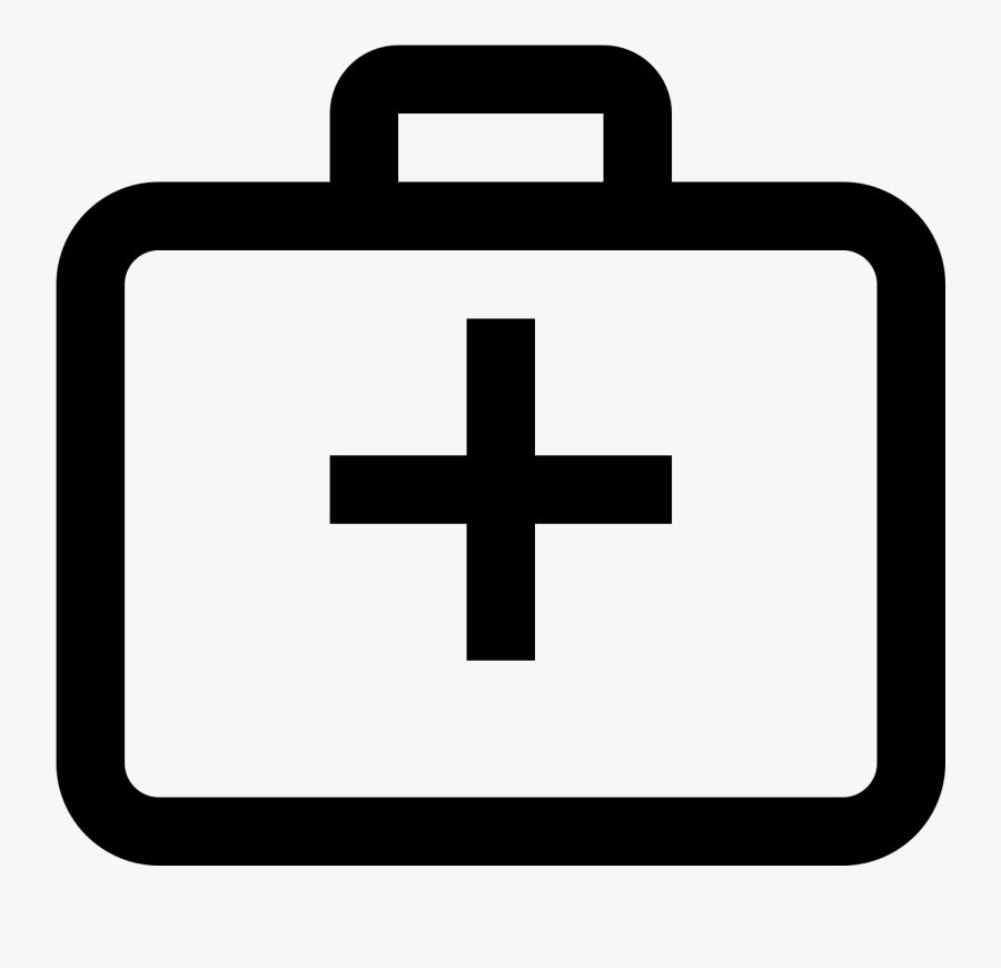 Transparent Medical Symbol Png - Medical Bag Icon Transparent Background, Transparent Clipart