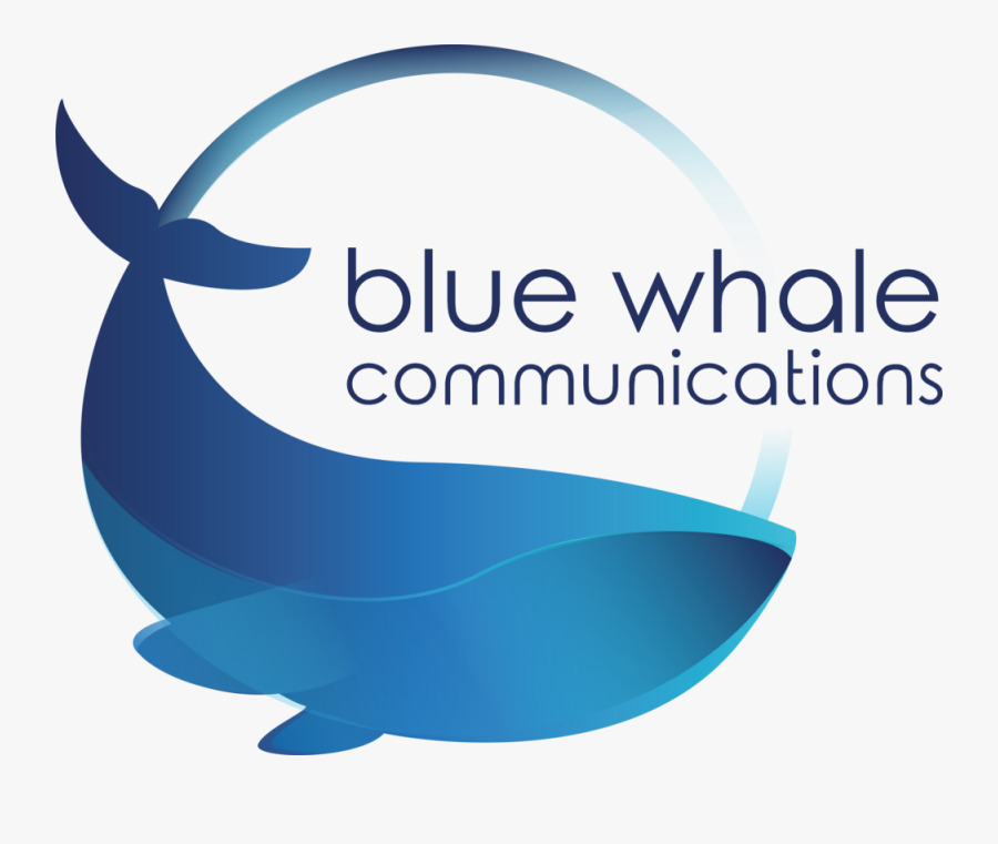 Clip Art Blue Communications Nikkiendlogopngformatw - Blue Whale Design Logo, Transparent Clipart