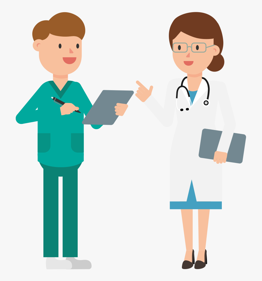 Doctor And Nurse Png, Transparent Clipart