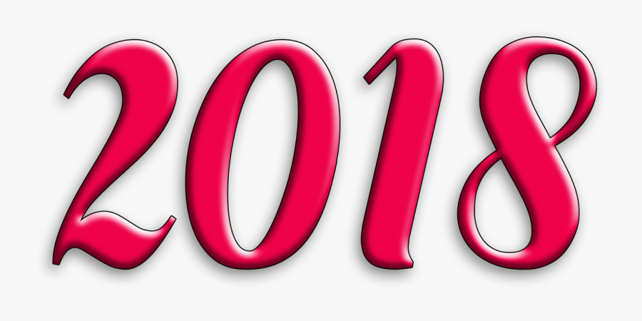 Happy New Year 2018 Greeting Cards For Facebook Wall, Transparent Clipart